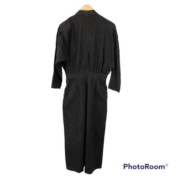 Vintage Pandhandle Slim 80's Denim Midi Dress - Picture 4 of 5